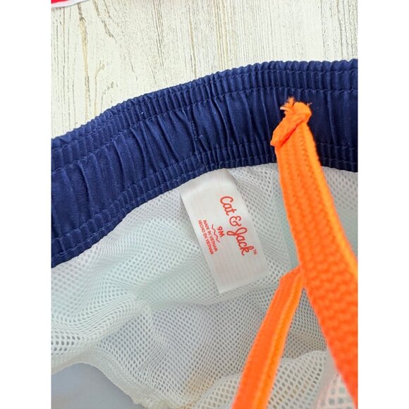 Cat & Jack Baby Boys 9 M Swimsuit Lot of 2 Trunks Rash Guard Swim - Picture 4 of 11